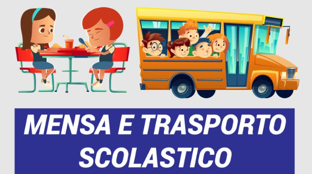 Apertura iscrizioni MENSA e TRASPORTO SCOLASTICO A.S. 2023/2024 Apertura iscrizioni MENSA e TRASPORTO SCOLASTICO A.S. 2023/2024