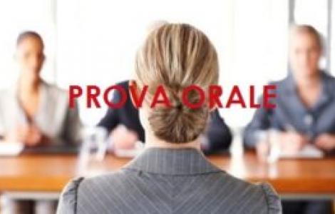 AVVISO CONVOCAZIONE PROVA ORALE